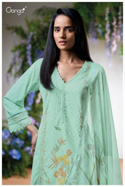 Ganga nyomi 3648 Wholesale dress materials online